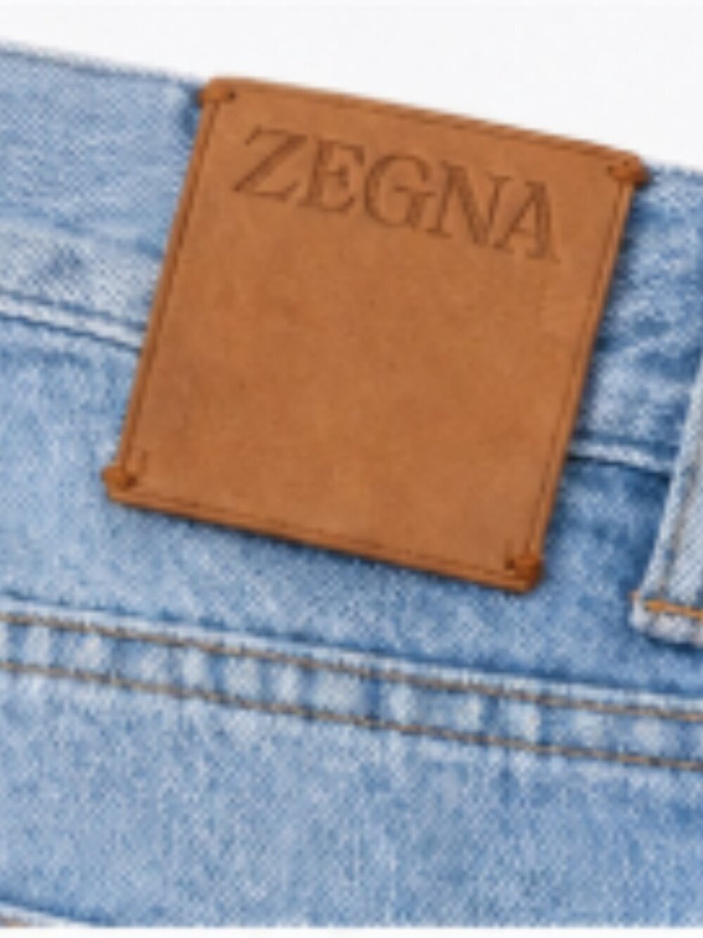 Zegna Roccia Light Wash Italian Denim Jeans Men's Size 36 Made in Italy - Picture 4 of 11